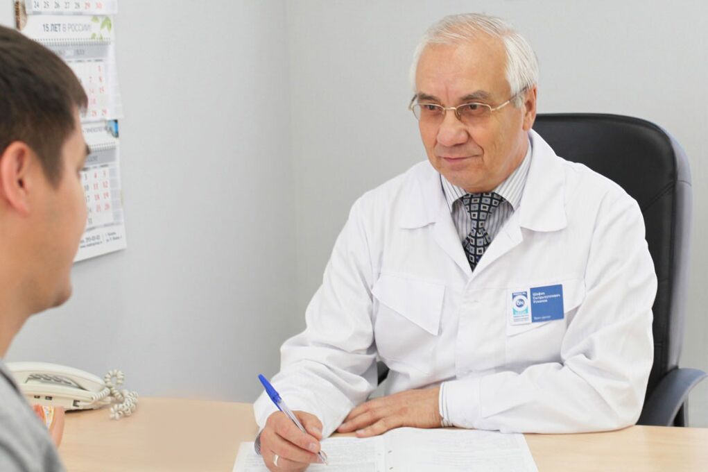 Ver a un médico por prostatitis